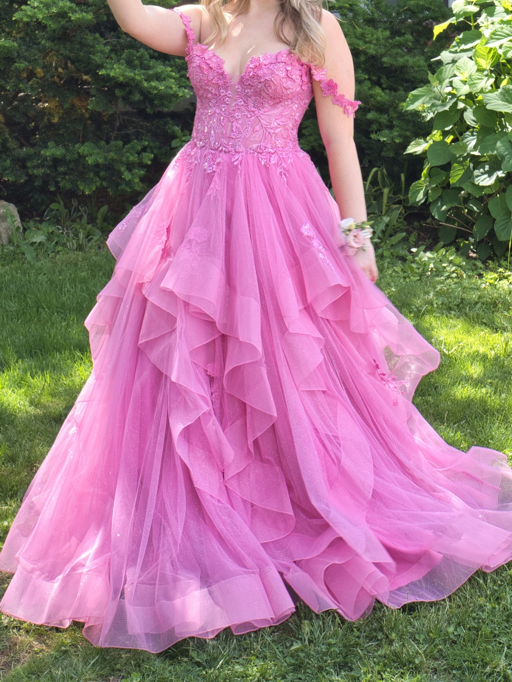 Pink Prom Dress - Picture 2 of 3